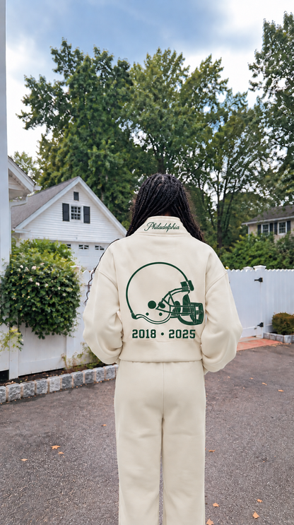 The Sunday Girl Half Zip- Cream