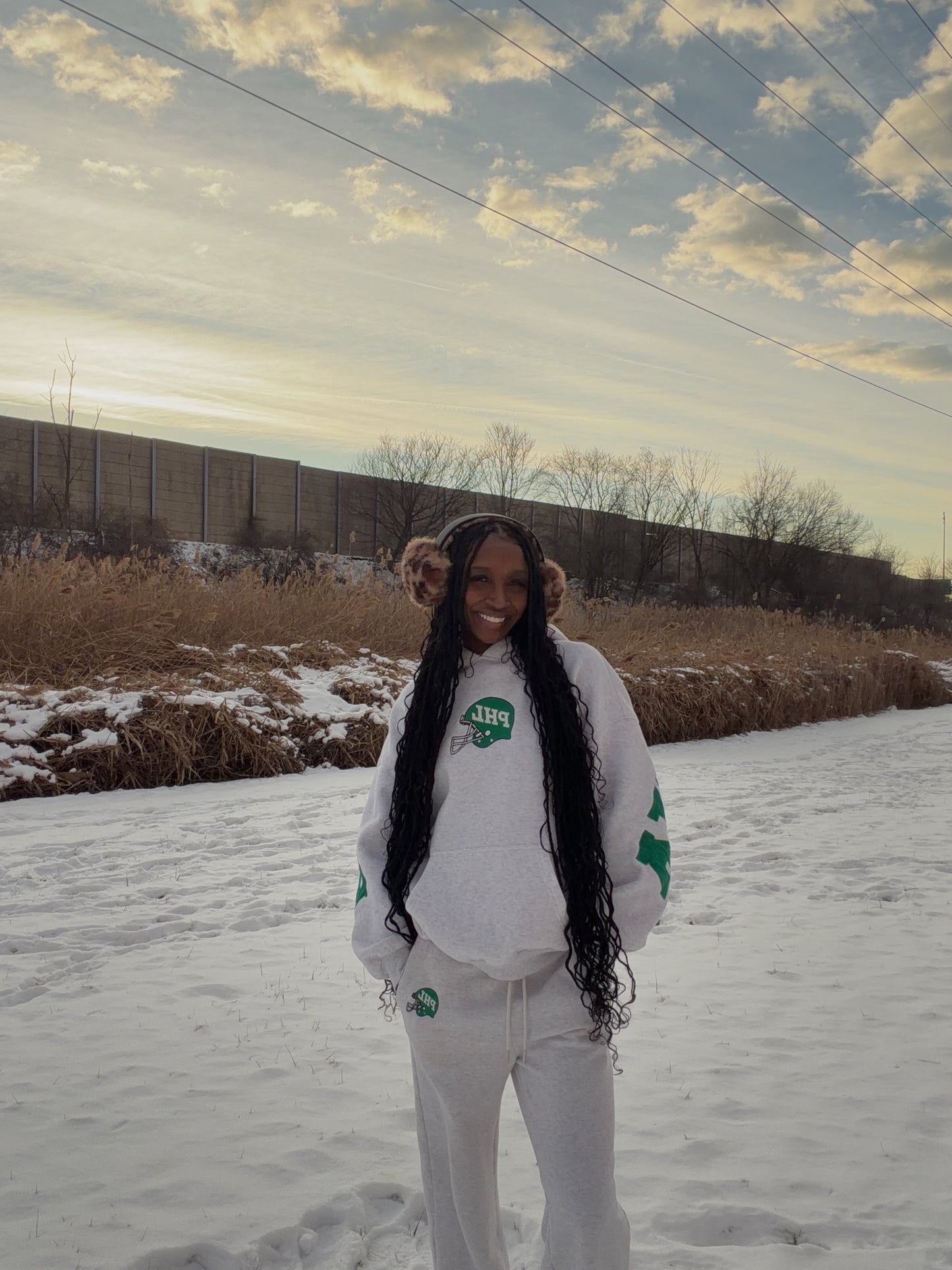 The Birdie Babe Sweatpants : Ash Grey