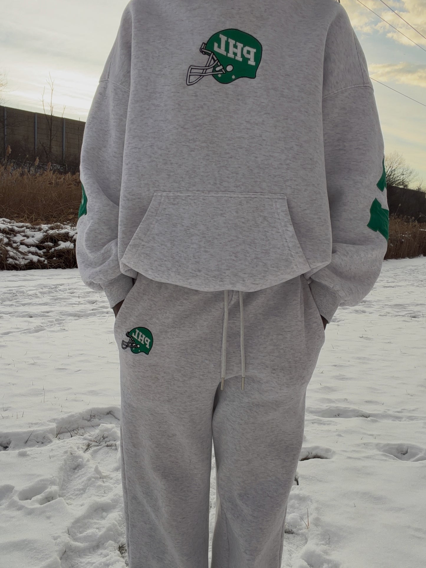 The Birdie Babe Sweatpants : Ash Grey