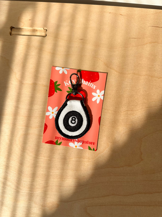 Eight Ball Key chain