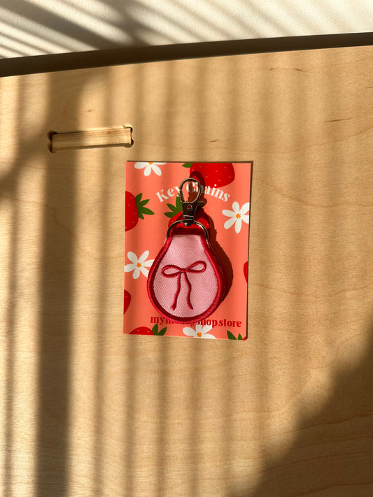 🎀 Pink Bow Key Chain
