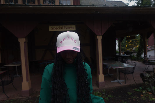 Drunk Trucker Hat- Pink