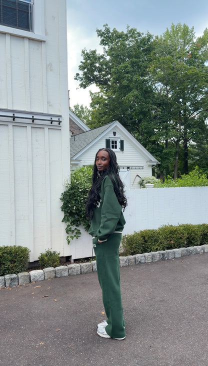 The Sunday Girl - Evergreen Pants