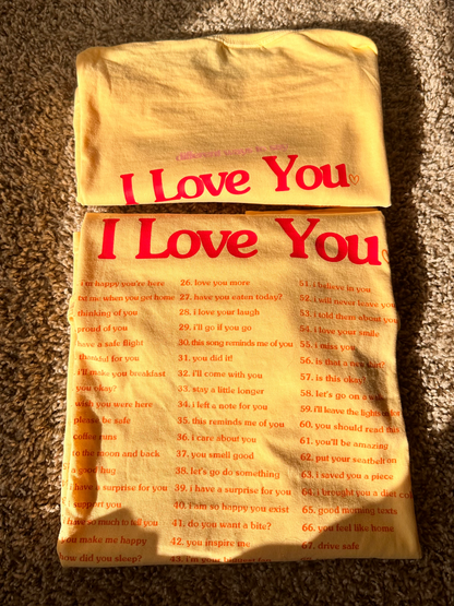 Different ways to say "I love you" Shirt